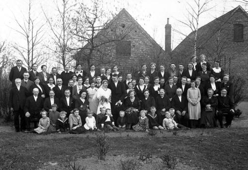 Hochzeitsgesellschaft Wiedenbrück 1920er Jahre